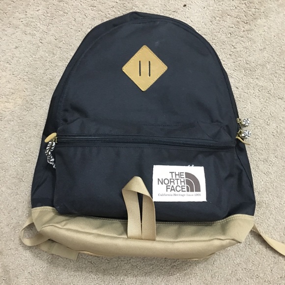 north face mini backpack black